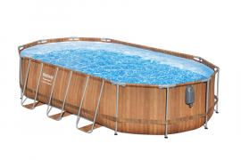   610  366  122  Power Steel Oval Frame Pool Bestway 56719,  , , 