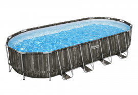   732  366  132  Power Steel Oval Frame Pool Bestway 561ES,  , , 