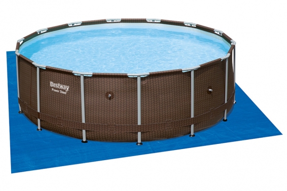   427  107  Power Steel Rattan Frame Pool Bestway 56647,  , , 