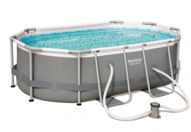   300  200  84  Power Steel Oval Frame Pool Bestway 56617,  