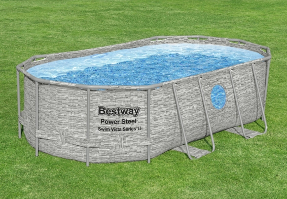   427  250  100  Power Steel Swim Vista Frame Pool Bestway 56714,  , , 