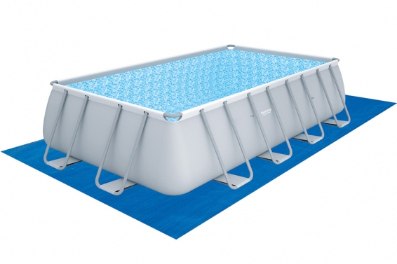   488  274  122  Power Steel Rectangular Frame Pool Bestway 56481,  , , 