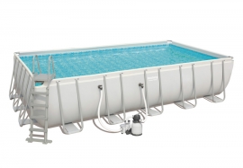   671  366  132  Power Steel Rectangular Frame Pool Bestway 56471,   , , 