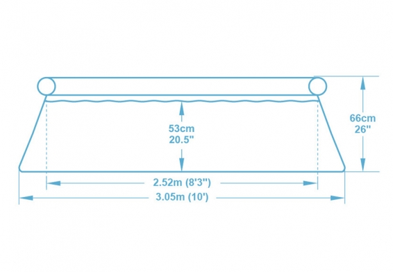   305  66  Fast Set Pool Bestway 57458,  