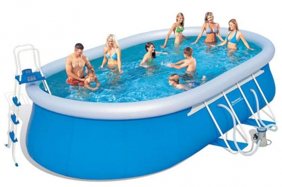    549  366  122  Oval Fast Set Pool Bestway 56153,  , , 