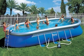    610  366  122  Oval Fast Set Pool Bestway 56119,  , , 