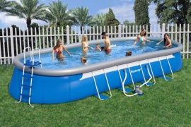    853  366  122  Oval Fast Set Pool Bestway 56164,  , , 