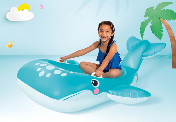    Blue Whale Ride-On Intex 57567NP